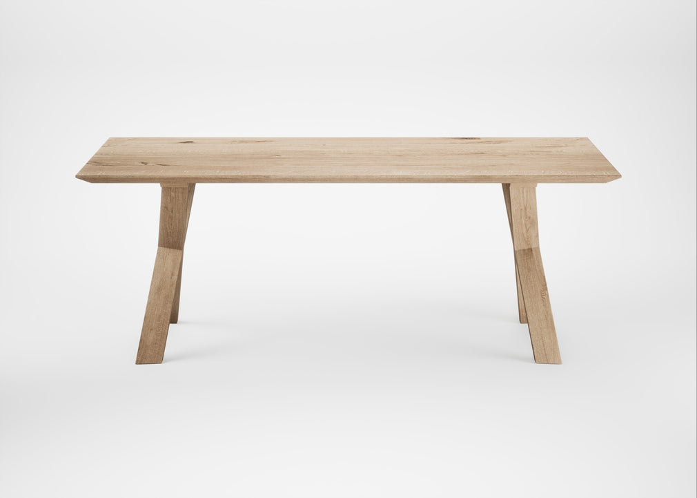 Bespoke Dining Table Oslo Blonde Oiled Oak / 200cm / 90cm