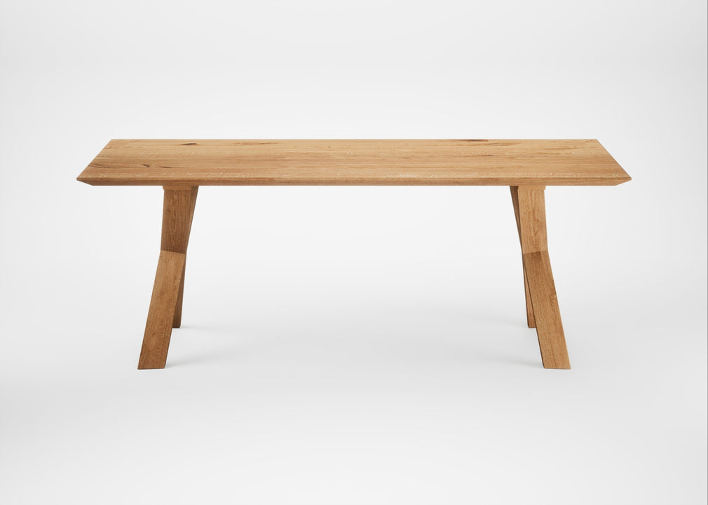 Bespoke Dining Table Oslo Natural Oiled Oak / 200cm / 90cm