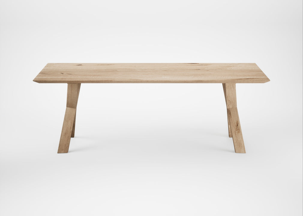 Bespoke Dining Table Oslo Blonde Oiled Oak / 220cm / 100cm