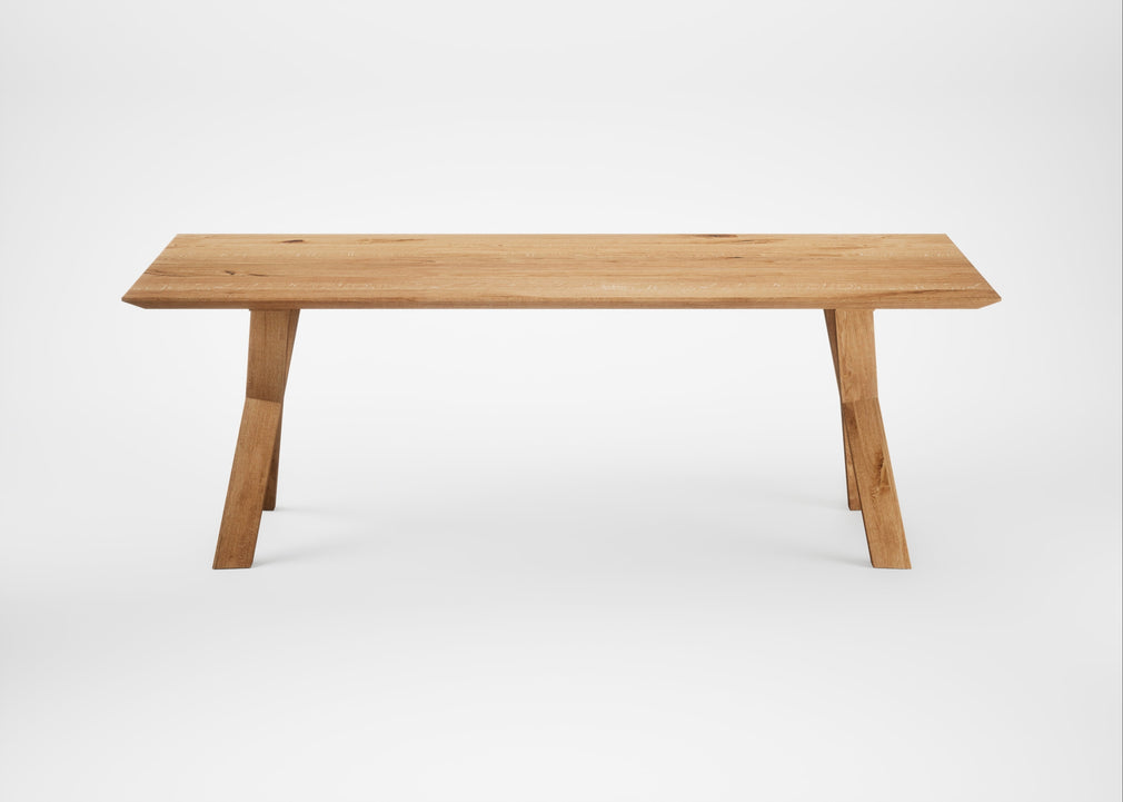 Bespoke Dining Table Oslo Natural Oiled Oak / 220cm / 100cm