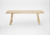 Bespoke Dining Table Oslo White Oiled Oak / 220cm / 100cm