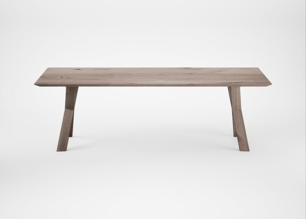Bespoke Dining Table Oslo Grey Oiled Oak / 240cm / 100cm