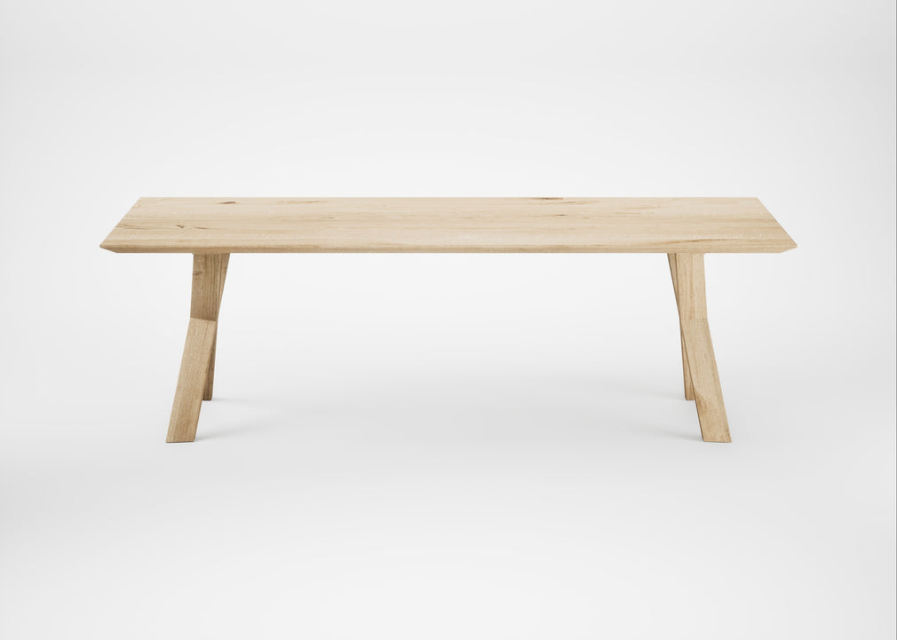 Bespoke Dining Table Oslo White Oiled Oak / 240cm / 100cm