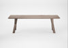 Bespoke Dining Table Oslo Grey Oiled Oak / 240cm / 90cm