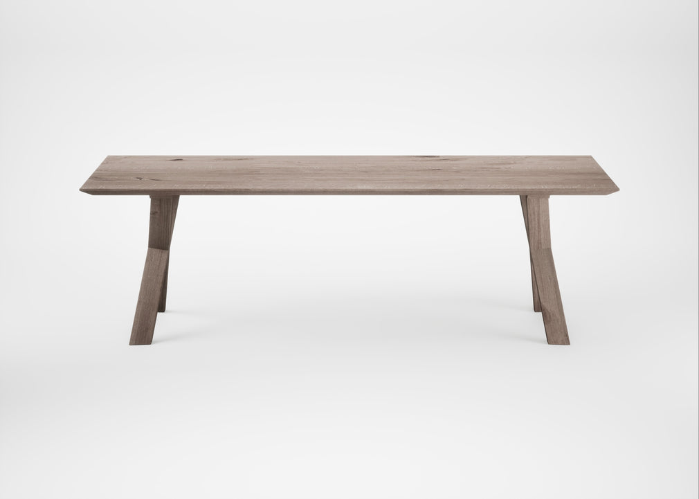 Bespoke Dining Table Oslo Grey Oiled Oak / 240cm / 90cm