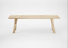 Bespoke Dining Table Oslo White Oiled Oak / 240cm / 90cm