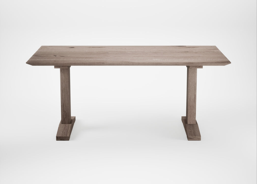 Bespoke Dining Table Lisbon Grey Oiled Oak / 180cm / 100cm