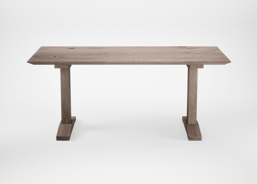 Bespoke Dining Table Lisbon Grey Oiled Oak / 180cm / 90cm