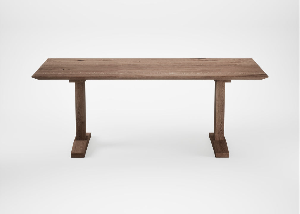 Bespoke Dining Table Lisbon Smoked Oiled Oak / 200cm / 100cm