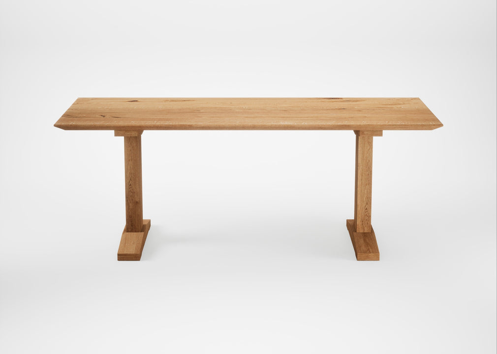 Bespoke Dining Table Lisbon Natural Oiled Oak / 200cm / 90cm