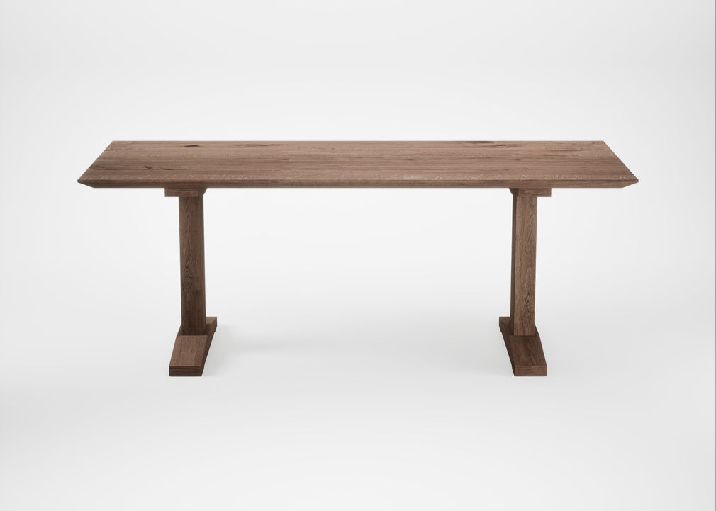 Bespoke Dining Table Lisbon Smoked Oiled Oak / 200cm / 90cm