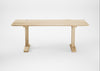 Bespoke Dining Table Lisbon White Oiled Oak / 200cm / 90cm