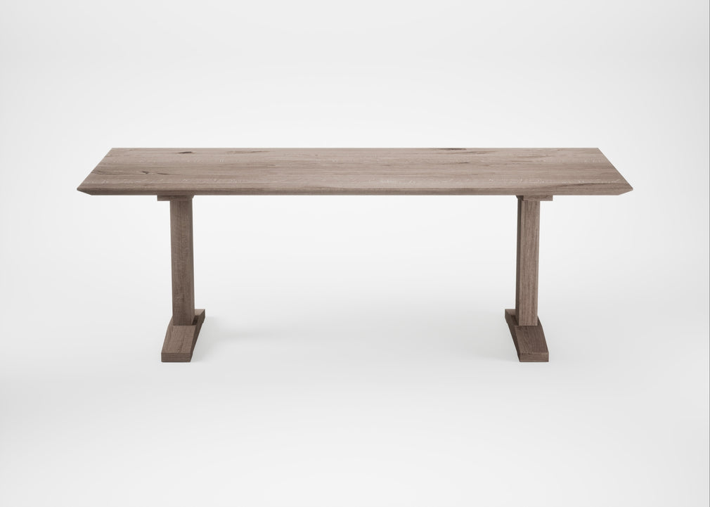 Bespoke Dining Table Lisbon Grey Oiled Oak / 220cm / 100cm