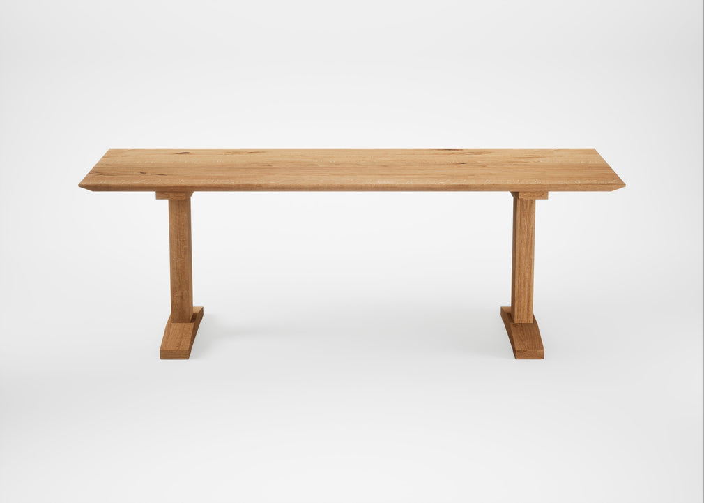 Bespoke Dining Table Lisbon Natural Oiled Oak / 220cm / 90cm