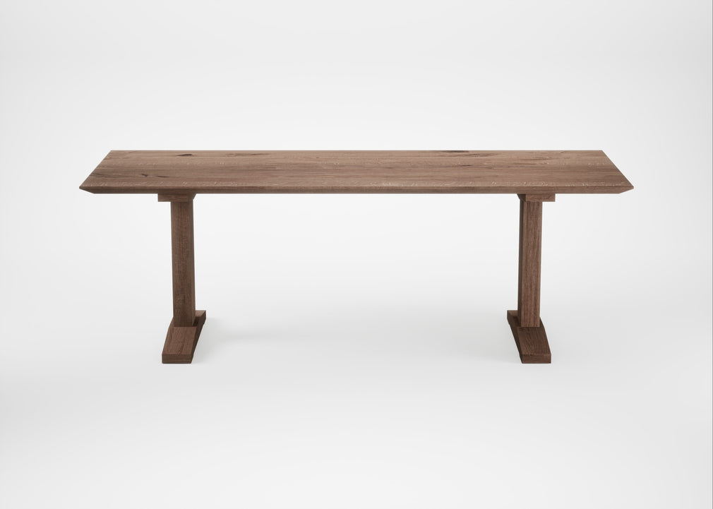 Bespoke Dining Table Lisbon Smoked Oiled Oak / 220cm / 90cm