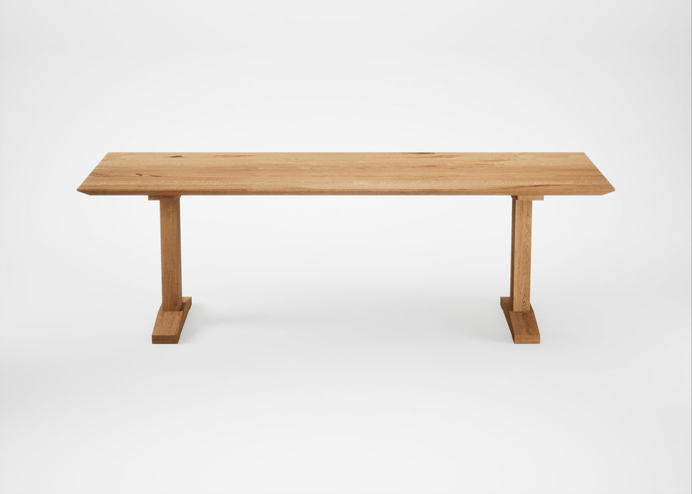 Bespoke Dining Table Lisbon Natural Oiled Oak / 240cm / 100cm
