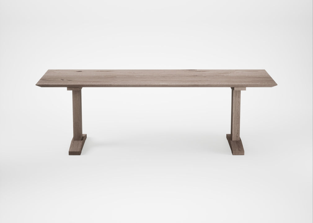 Bespoke Dining Table Lisbon Grey Oiled Oak / 240cm / 90cm