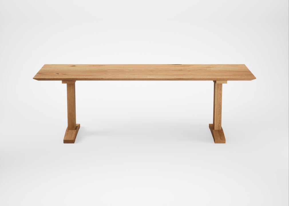 Bespoke Dining Table Lisbon Natural Oiled Oak / 240cm / 90cm
