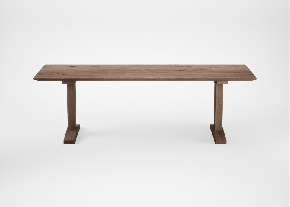 Bespoke Dining Table Lisbon Smoked Oiled Oak / 240cm / 90cm