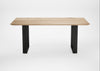 Bespoke Dining Table Prague Blonde Oiled Oak / 180cm / 100cm