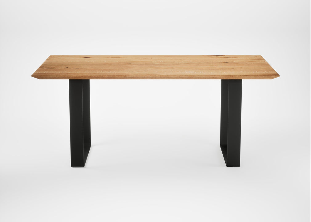 Bespoke Dining Table Prague Natural Oiled Oak / 180cm / 100cm