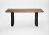 Bespoke Dining Table Prague Smoked Oiled Oak / 180cm / 100cm