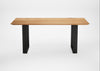 Bespoke Dining Table Prague Natural Oiled Oak / 180cm / 90cm
