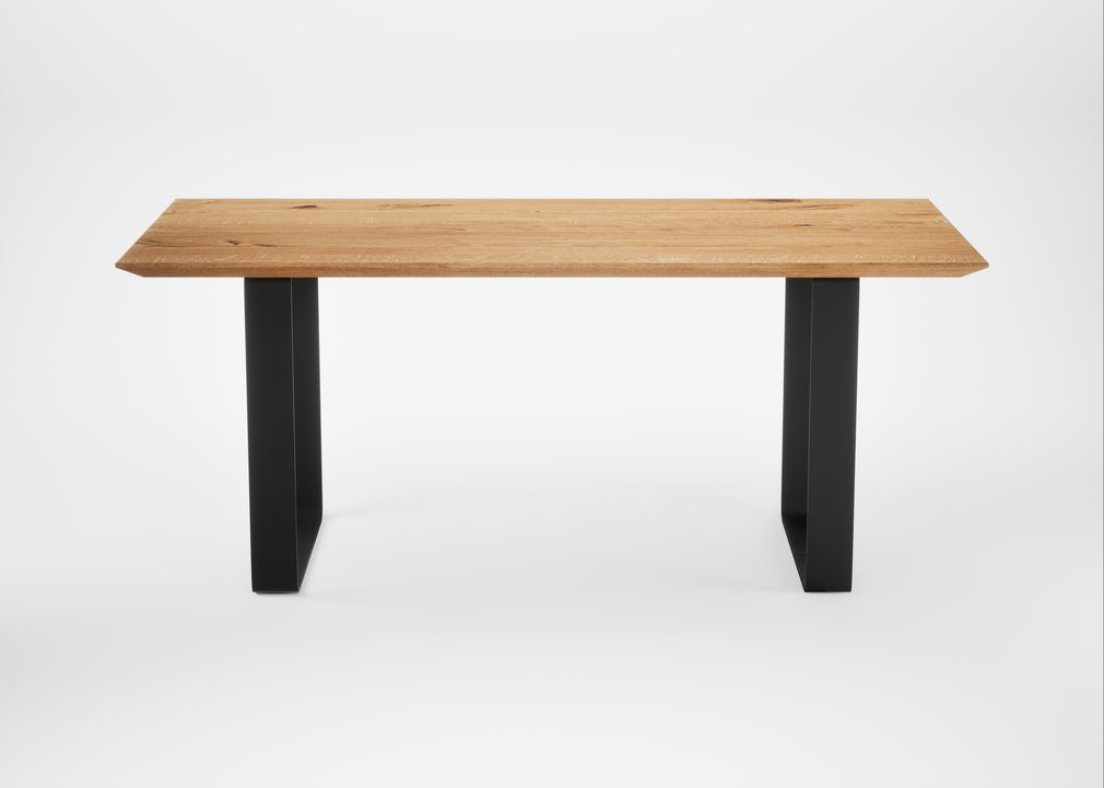 Bespoke Dining Table Prague Natural Oiled Oak / 180cm / 90cm