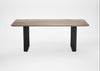 Bespoke Dining Table Prague Grey Oiled Oak / 200cm / 100cm