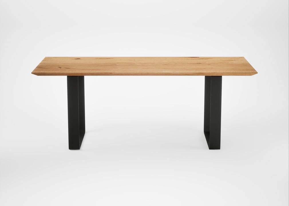 Bespoke Dining Table Prague Natural Oiled Oak / 200cm / 90cm