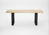 Bespoke Dining Table Prague White Oiled Oak / 200cm / 90cm