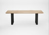 Bespoke Dining Table Prague Blonde Oiled Oak / 220cm / 100cm