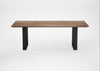 Bespoke Dining Table Prague Smoked Oiled Oak / 220cm / 100cm