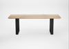 Bespoke Dining Table Prague Blonde Oiled Oak / 220cm / 90cm