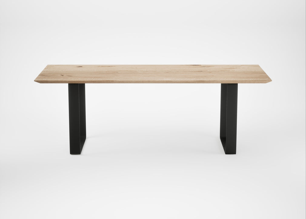 Bespoke Dining Table Prague Blonde Oiled Oak / 220cm / 90cm