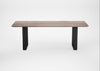 Bespoke Dining Table Prague Grey Oiled Oak / 220cm / 90cm