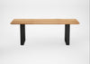 Bespoke Dining Table Prague Natural Oiled Oak / 220cm / 90cm