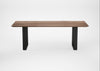 Bespoke Dining Table Prague Smoked Oiled Oak / 220cm / 90cm
