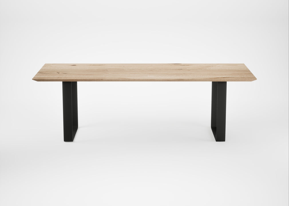 Bespoke Dining Table Prague Blonde Oiled Oak / 240cm / 100cm