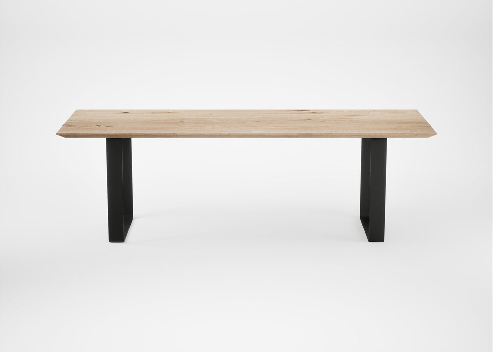 Bespoke Dining Table Prague Blonde Oiled Oak / 240cm / 90cm