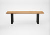 Bespoke Dining Table Prague Natural Oiled Oak / 240cm / 90cm
