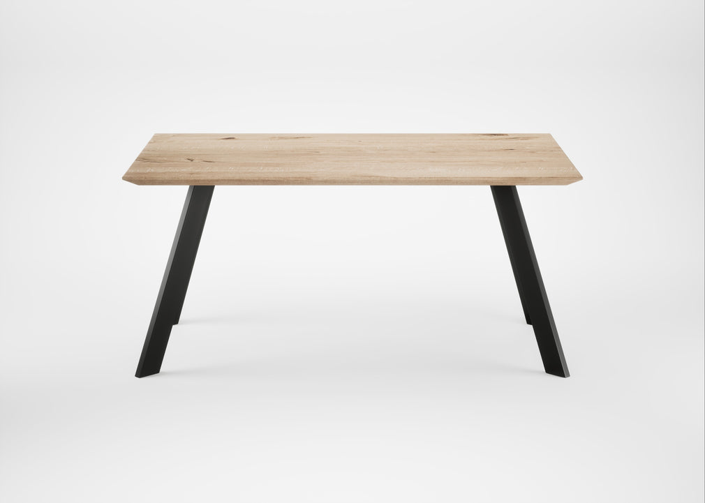 Bespoke Dining Table Madrid Blonde Oiled Oak / 160cm / 100cm