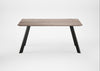 Bespoke Dining Table Madrid Grey Oiled Oak / 160cm / 100cm