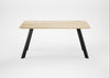 Bespoke Dining Table Madrid White Oiled Oak / 160cm / 100cm