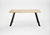 Bespoke Dining Table Madrid White Oiled Oak / 160cm / 90cm