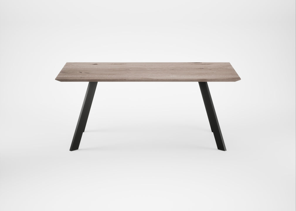 Bespoke Dining Table Madrid Grey Oiled Oak / 180cm / 100cm