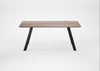 Bespoke Dining Table Madrid Grey Oiled Oak / 180cm / 100cm