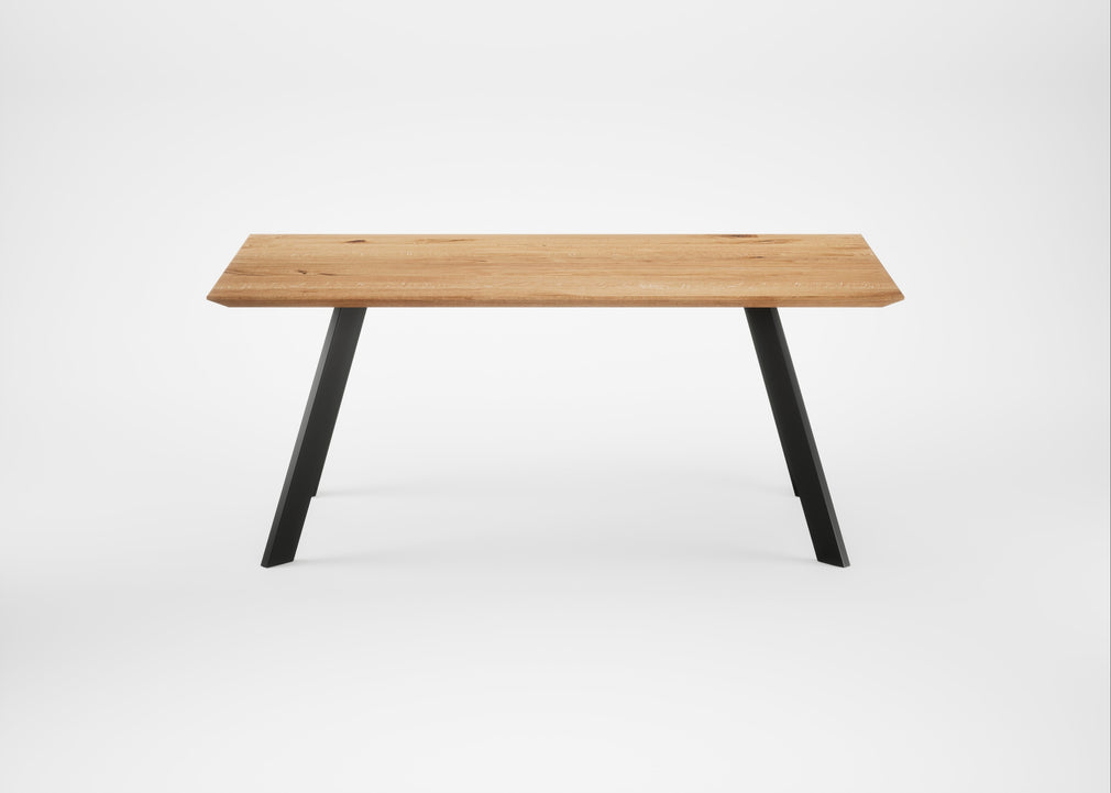 Bespoke Dining Table Madrid Natural Oiled Oak / 180cm / 100cm