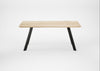 Bespoke Dining Table Madrid White Oiled Oak / 180cm / 100cm
