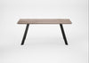 Bespoke Dining Table Madrid Grey Oiled Oak / 180cm / 90cm